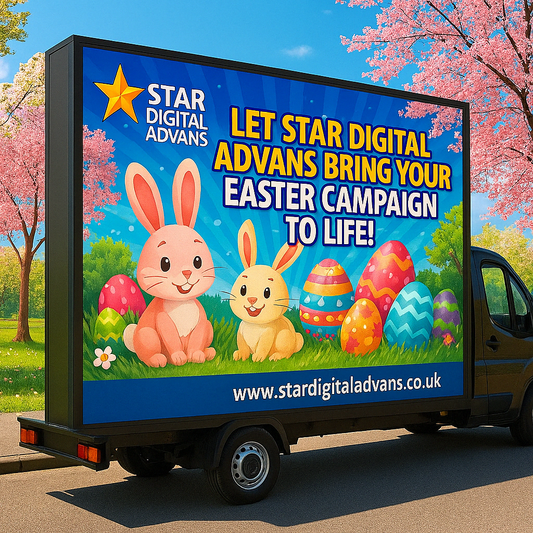 🌸Hop Into Easter with Eye-Catching Advertising Vans!🌸