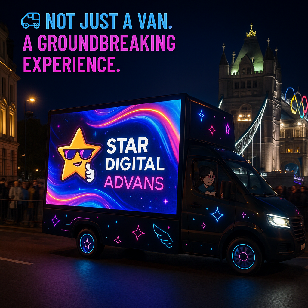Advertising Message Star STAR DIGITAL ADVANS | How Advertising Vans Are Bringing Brands to Life ...